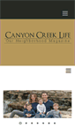 Mobile Screenshot of canyoncreeklifemedia.com