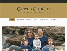 Tablet Screenshot of canyoncreeklifemedia.com